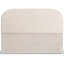 Ver imagem 3 de Cabeceira Lanna Orgânica Design Sofisticado para Cama Box Casal 140cm em Linho Cru