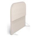 Ver imagem 5 de Cabeceira Lanna Orgânica Design Sofisticado para Cama Box Casal 140cm em Linho Cru