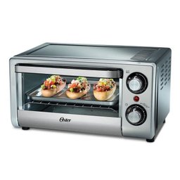 Forno Elétrico Compact Prata 10L 110V Oster  - 1