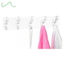 Ver imagem 5 de Gancho De Parede Adesivos 5 Posições Pendurar Roupas Chaves