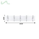 Ver imagem 3 de Gancho De Parede Adesivos 5 Posições Pendurar Roupas Chaves