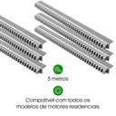 Ver imagem 2 de Kit 3m Cremalheira Alumínio Motor de Portão Residencial Agl