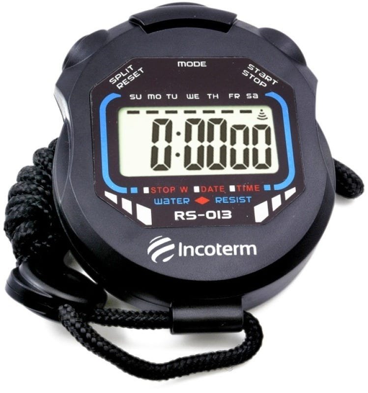 Cronômetro Digital Relógio, Alarme e Resistente a água.