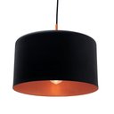 Ver imagem 2 de Kit 2 Pendente Bilboquê Poptem Large Aluminio preto e cobre luminária lustre sala moderno grande cil