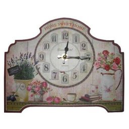 Relógio de Mesa Lar Doce Lar Vintage Retro Decoração Casa - 1
