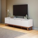 Ver imagem 1 de Rack Kappesberg 3 Portas 3d Branco 180cm