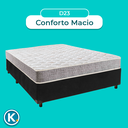 Ver imagem 4 de Cama Box Preto Casal + Colchão D23 D23 Inducol