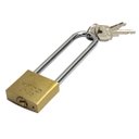 Ver imagem 2 de CADEADO DE LATÃO COM HASTE LONGA 30/75 PADO