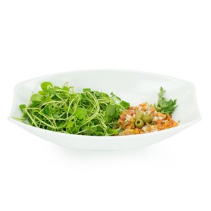 Saladeira Oval Rasa 36cm - Melamina 100% Profissional