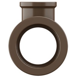 Te Soldável 90° Redução Pvc Marrom Canos e Tubos para Água Fria de 1.1/4x3/4 Polegadas 40x25mm - 3