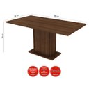 Ver imagem 4 de Conjunto Sala de Jantar Mesa e 6 Cadeiras Versalhes Madesa