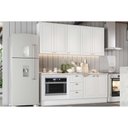 Ver imagem 1 de Cozinha Completa Americana 6 Peças (2aéreos+2balcões+2complementos) C6p83 Branco - Henn
