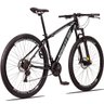 Bicicleta Aro 29 Spaceline Vega 21v Câmbios Importados Freio a Disco Preto e Prata Tam: 15 - 3