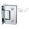 Dobradiça Inox Gv48 90º 1012 para Porta de Vidro e Box - Vidro/alvenaria 2un - 2