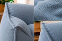 Ver imagem 3 de Puff Poltrona Infantil Criança Nuvem com Enchimento de Espuma - Tecido Bouclé Azul
