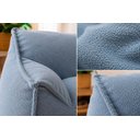 Ver imagem 3 de Puff Poltrona Infantil Criança Nuvem com Enchimento de Espuma - Tecido Bouclé Azul