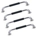 Ver imagem 1 de Barra de Apoio Inox 30cm Kit 4 Unidades Suporte Antiderrapante Casa Banheiro Box Idoso Criança Gesta