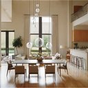 Ver mais imagens de Conjunto Lustres para Sala de Estar e Sala de Jantar Mbm - Branco