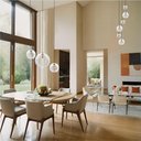 Ver imagem 7 de Conjunto Lustres para Sala de Estar e Sala de Jantar Mbm - Branco