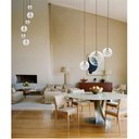 Ver imagem 1 de Conjunto Lustres para Sala de Estar e Sala de Jantar Mbm - Branco