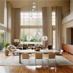 Conjunto Lustres para Sala de Estar e Sala de Jantar Mbm - Branco - 5