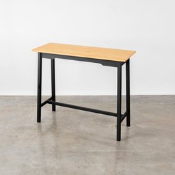 Mesa Bancada Moema 102Ax120Lx46P Cubomob Preto e Mel - 4