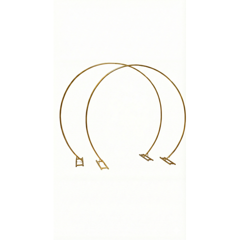 Kit 2 Arco Portal Castacristal para Decoração Natural de Lojas, Jardim e Eventos