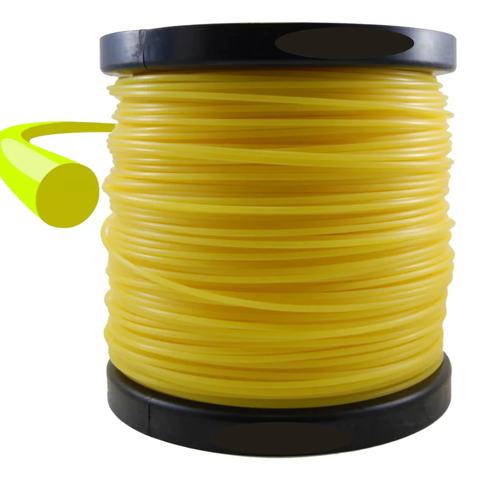 Fio de Nylon Redondo Roçadeira a Gasolina 2.7mm com 208 Metros