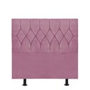 Ver imagem 1 de Cabeceira Estofada Cama Box Solteiro 90cm Istambul Corino Rosa Bebe- Mabe Magazine