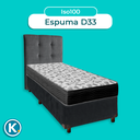 Ver imagem 4 de Cama Box + Colchão Solteiro Ortobom D33 Iso100 + Cabeceira Estofada