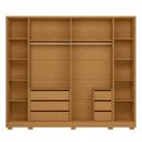 Ver imagem 3 de Guarda Roupa Mercure com 6 Portas e 6 Gavetas Albatroz