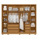 Ver imagem 4 de Guarda Roupa Mercure com 6 Portas e 6 Gavetas Albatroz
