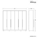 Ver imagem 5 de Guarda Roupa Mercure com 6 Portas e 6 Gavetas Albatroz