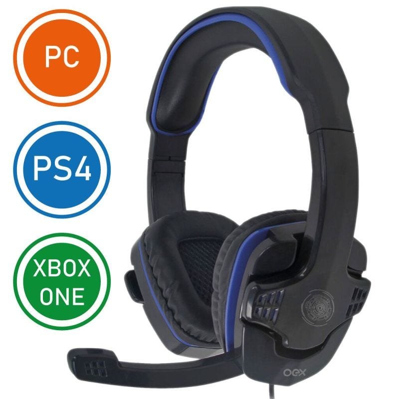 Headset Oex Gamer Stalker - Ps4 | xbox One | Pc