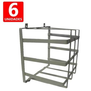 Grade de Proteção de Câmeras de Segurança Capte Protetor - 6 Unidades