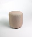 Ver imagem 3 de Kit 2 Puff Perse Redondo Banqueta Moderno Decorativo Casa Sala Quarto Tecido Linho Palha