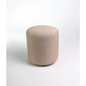 Kit 2 Puff Perse Redondo Banqueta Moderno Decorativo Casa Sala Quarto Tecido Linho Palha - 2