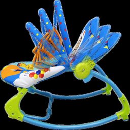 Cadeira De Descanso New Rocker Vibratória e Musical Azul - Color Baby - 3