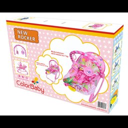 Cadeira De Descanso New Rocker Vibratória e Musical Rosa - Color Baby - 4