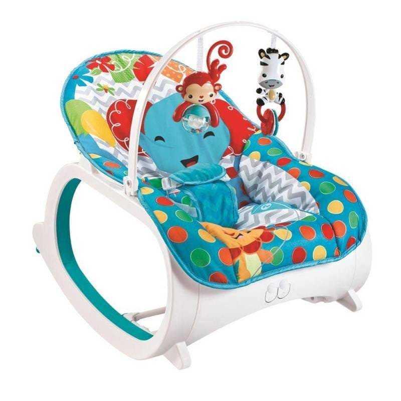 Cadeira de Descanso Musical com Móbiles e Balanço Coloy Baby -Azul - 5