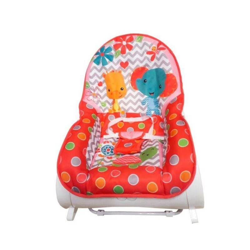 Cadeira de Descanso Musical com Móbiles e Balanço Color Baby -Vermelho - 5