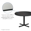 Ver imagem 5 de Mesa Reunião Redonda Preta