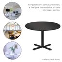 Ver imagem 6 de Mesa Reunião Redonda Preta