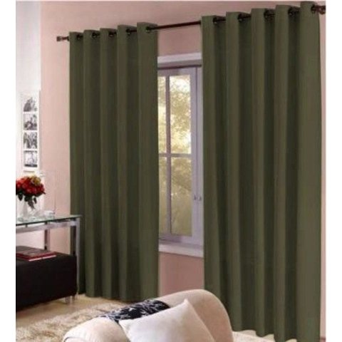 Kit 2 Cortinas Barcelona 300x250 | Admirare - Avelã