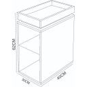 Ver imagem 3 de Mesa de Cabeceira Lateral Madeirado Em Mdf