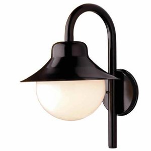 Arandela Saturno 228 com Globo Preta Ideal