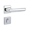 Ver imagem 1 de Fechadura externa de inox polido 55mm 454 La Fonte