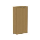 Ver imagem 3 de Armário Alto para Escritório P25 com 2 Portas Pivotantes Marrom/Samba
