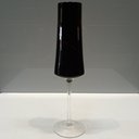 Ver mais imagens de Jogo 2 Peças Taça de Vidro 210ml Preto 26x7x7cm Vinho Água Espumante Champagne