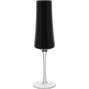 Ver imagem 1 de Jogo 2 Peças Taça de Vidro 210ml Preto 26x7x7cm Vinho Água Espumante Champagne